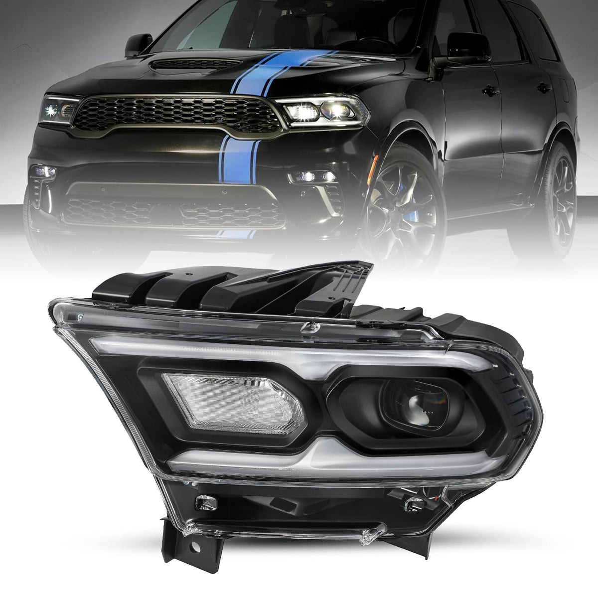 Headlight Assembly Fit for 2021-2024 Dodge Durango