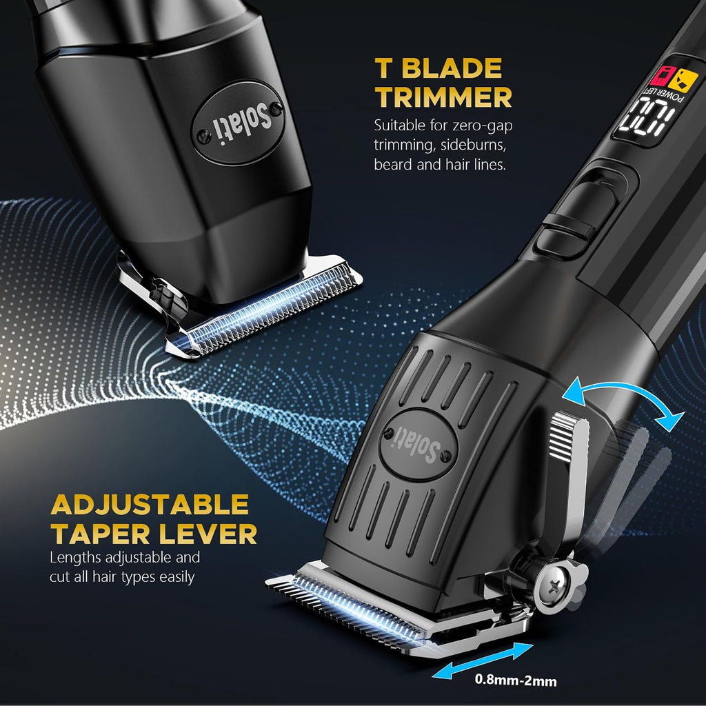 Professional Hair Clippers for Men Beard Trimmers Kit Zero Gapped Haircut Grooming Shaver Gift for Men Women Barber