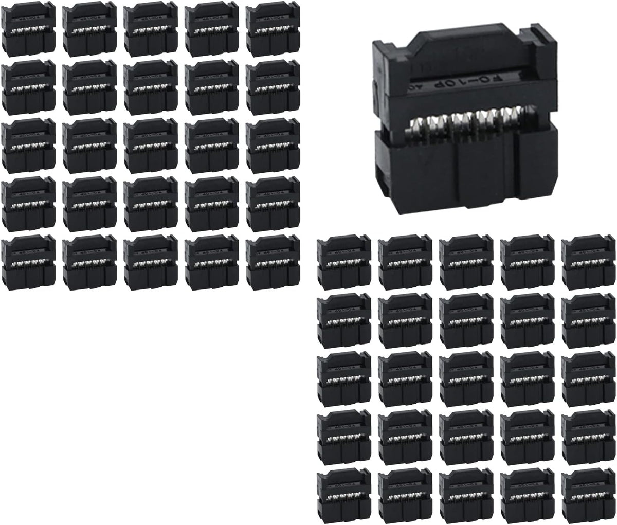 Antrader FC-10P IDC 2.54mm Pitch Connector Female Header JTAG ISP Socket