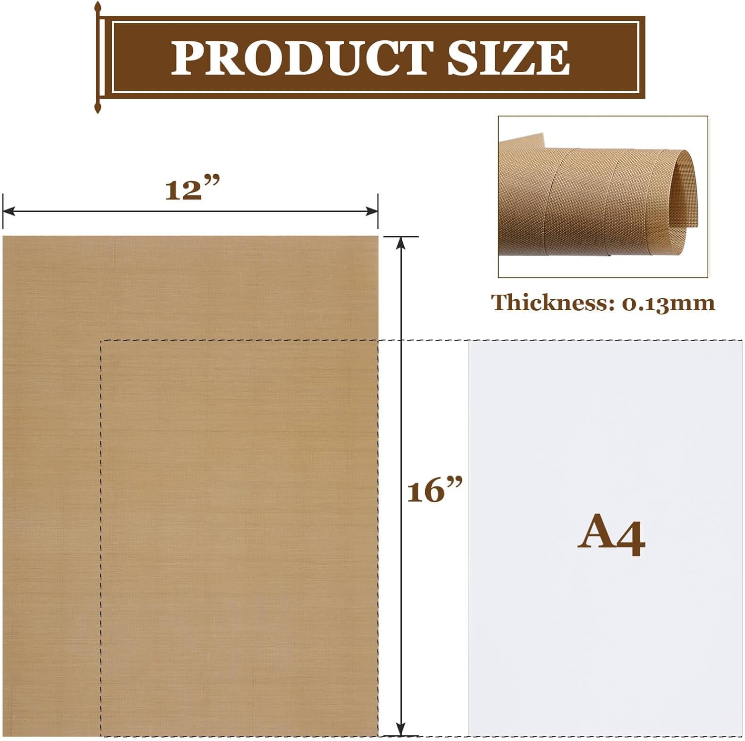 20 Pack Teflon Sheet for Heat Press, Heat Transfer Press Cover Paper Heat Resistant Transfer Protector Mats for