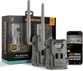 Flex-M2 Twin Cellular Trail Camera, 2-Pack, 32MP | IP65 Rated, Low-Glow IR, Dual-SIM LTE, 2x 16GB microSD