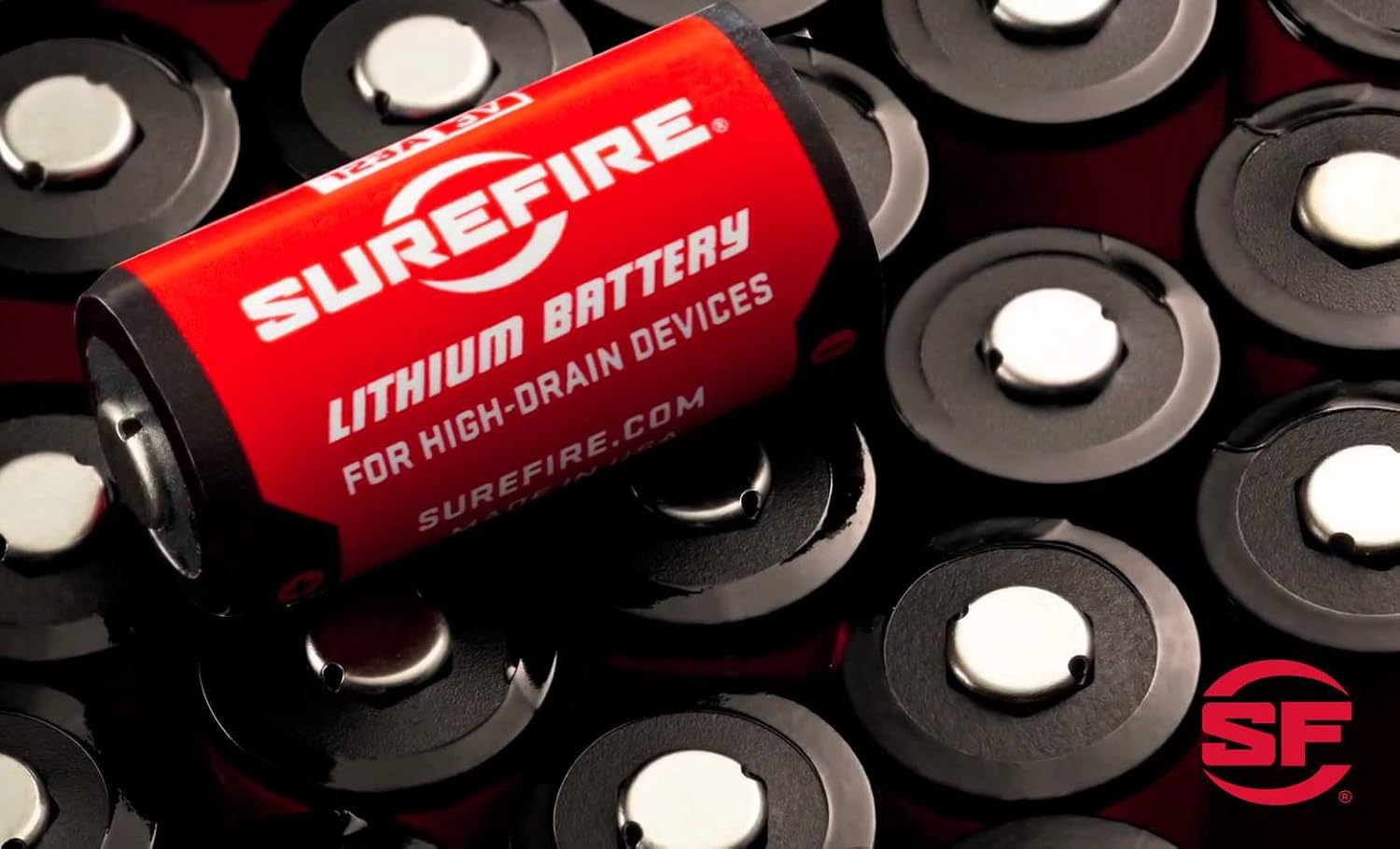 CR123A 3V Lithium Battery - 12 Pack SF123A Batteries | 123A 3V lithium batteries with 10-year shelf life for