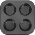 Jumbo Muffin Pan 4 Grids Muffin Baking Cups Non-stick for Home Professional Use
