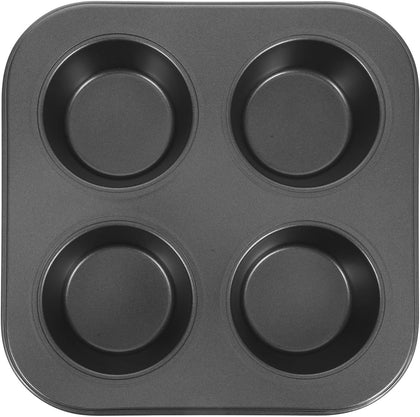Jumbo Muffin Pan 4 Grids Muffin Baking Cups Non-stick for Home Professional Use