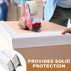 100 Pcs 1.89" x 1.89" x 12" Cardboard Edge Corner Protectors