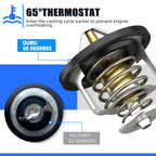 NICECNC Blue Thermostat Housing Upgrade Kit Aluminum