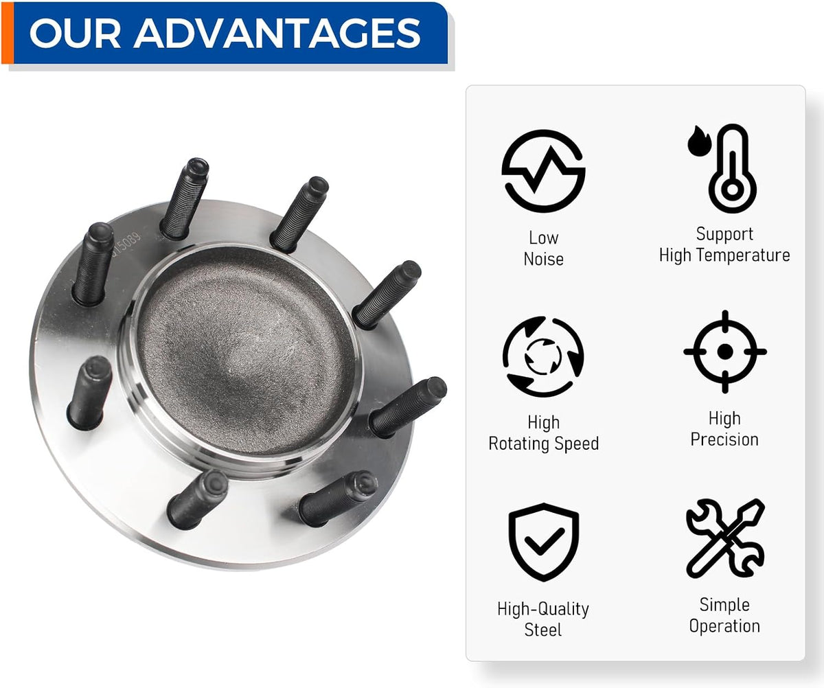 PAROD 515089 Front RWD Wheel Bearing Hub for 2003-2005 Dodge Ram 2500 3500
