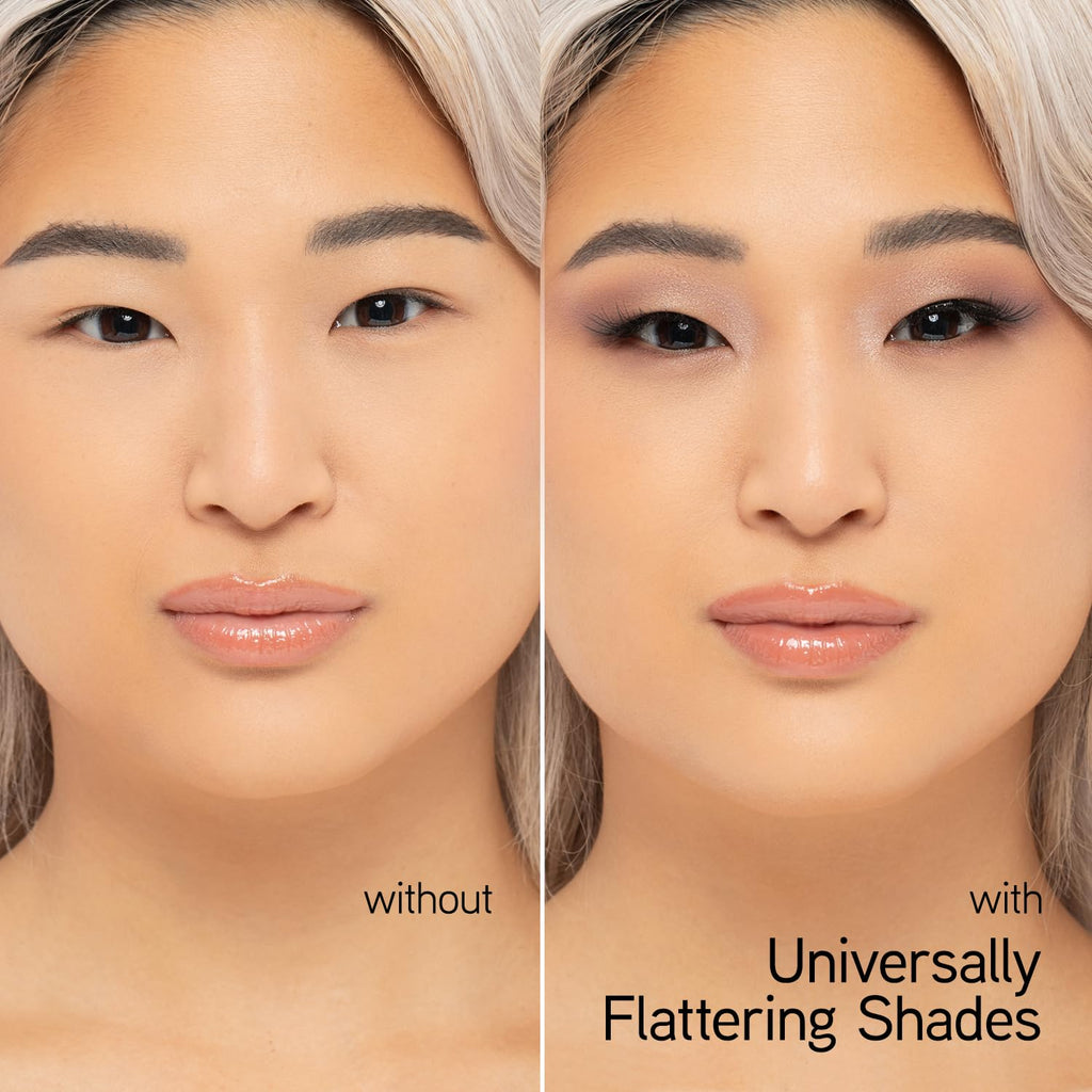 Murumuru Butter Eyeshadow, 12-Shade Ultra-Creamy Palette with Murumuru & Tucuma Butters, Silky Soft Blendable Formula