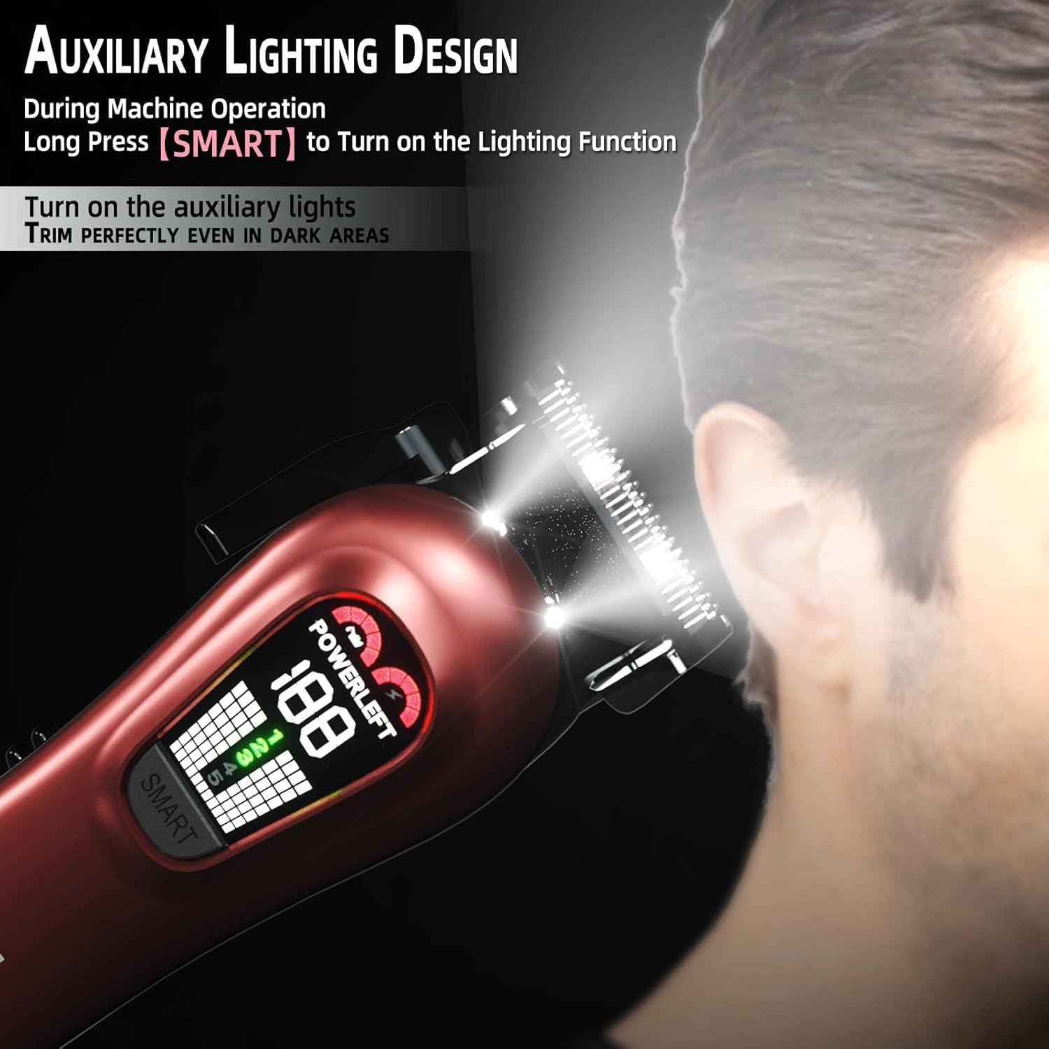 Hair Clippers for Men Barber Clippers Rechargeable Hair Trimmer Kit | Professional Clippers for Men Cordless&Corded