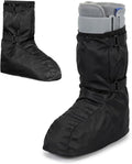 2 Pcs Walking Boot Covers Medical Waterproof, L, Black