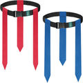 Flag Football Belts, 10 Player Flag Football Set with 30 Flags For Kids Youth And Adults Training Equipment