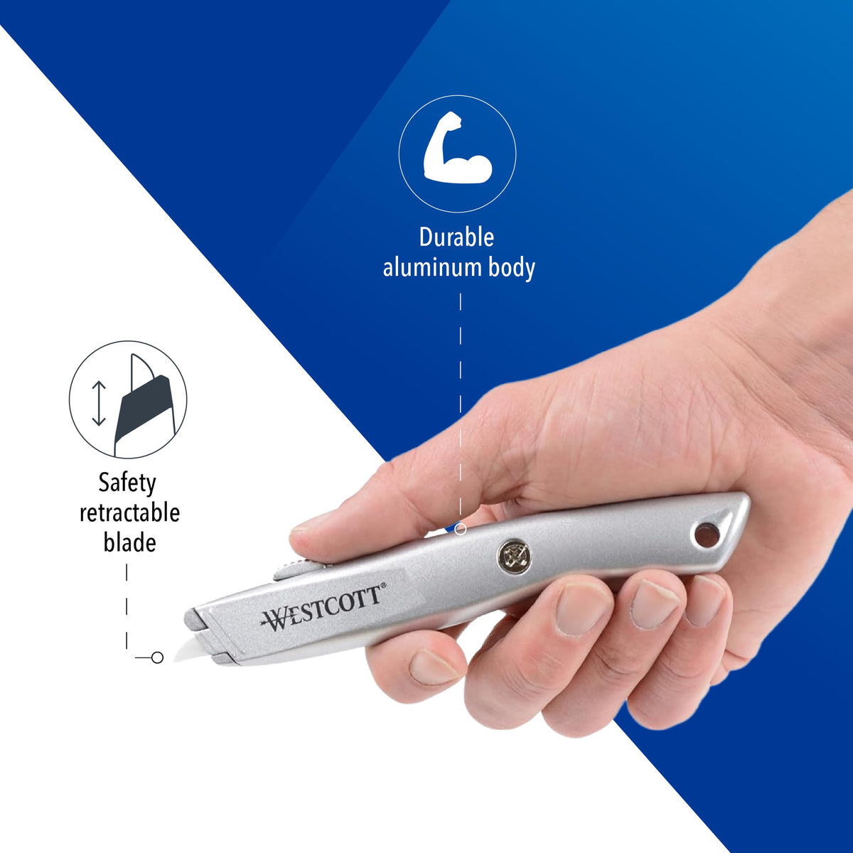Aluminum Safety Cutter with Ceramic Blade