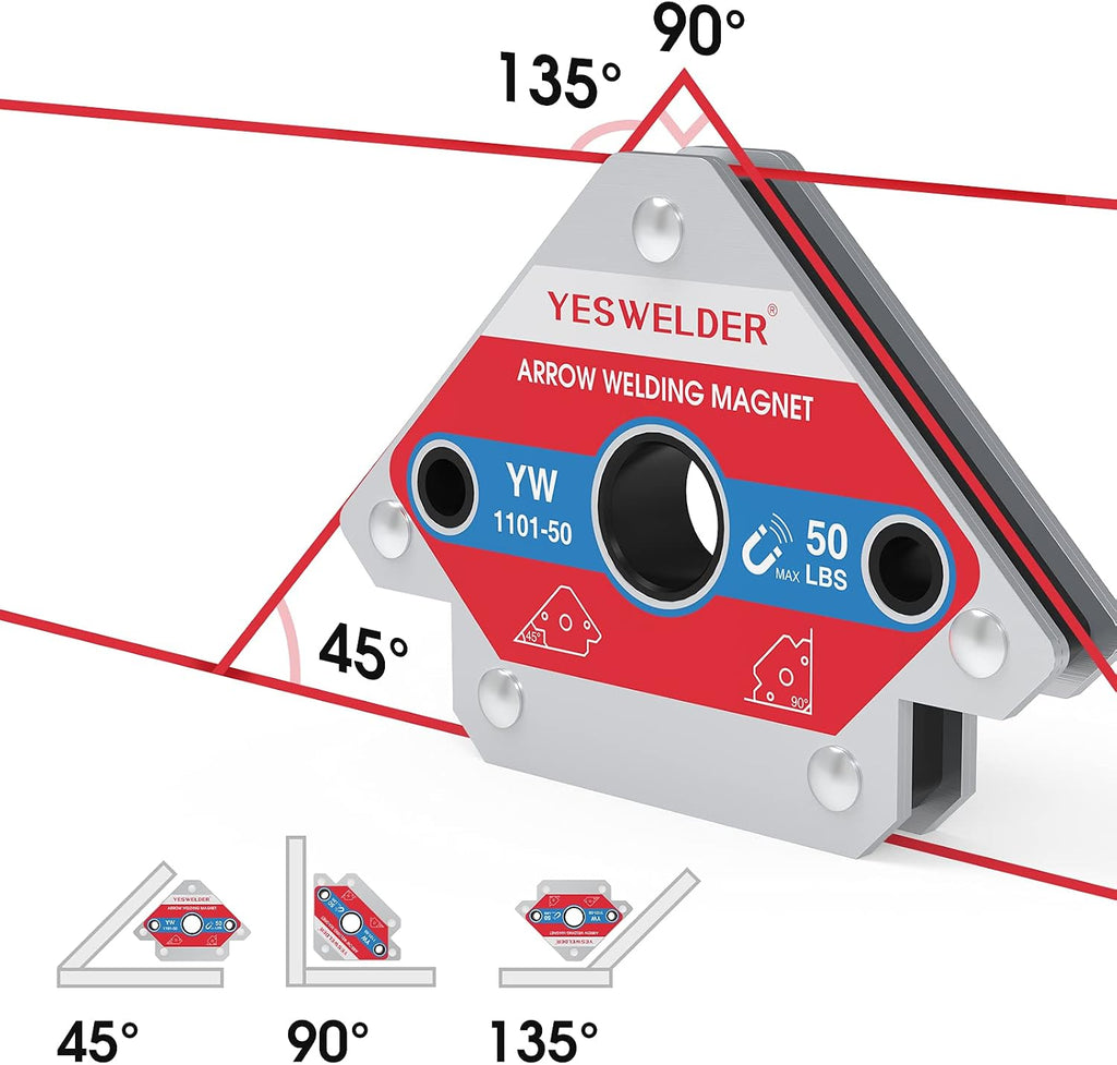 25 lb and 50 lb Welding Magnet-4 Pc of Welding Magnet 25 lb/50 | magnetic holding support, workpiece positioning