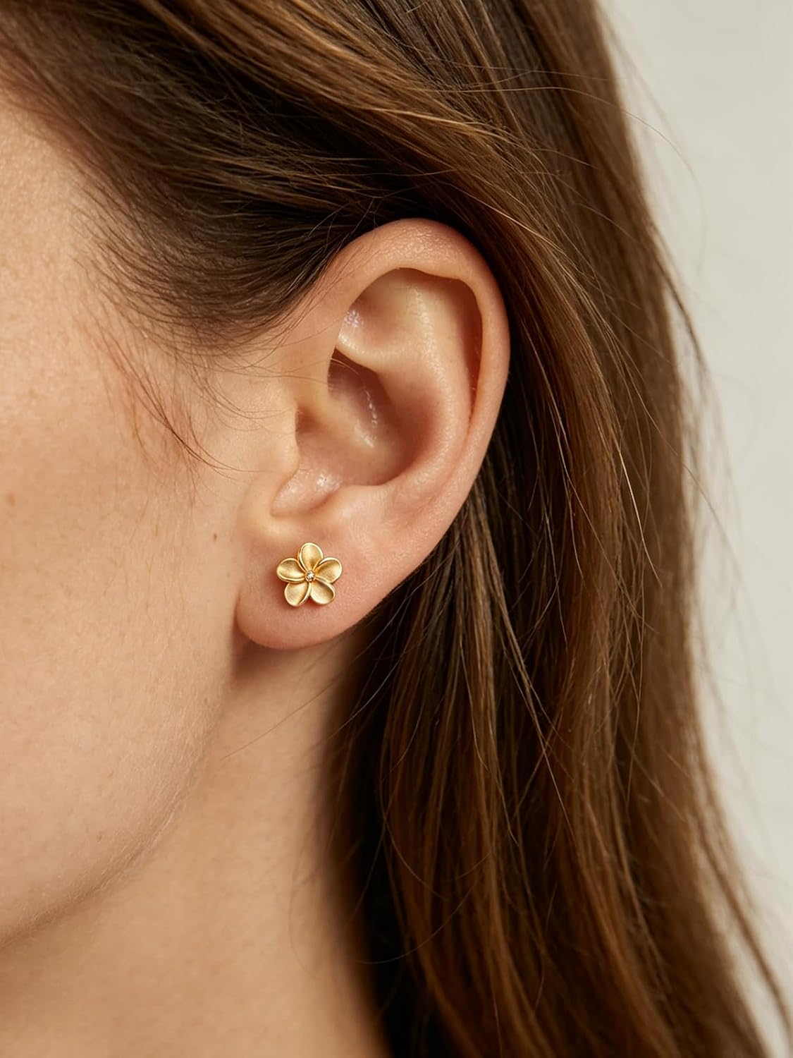 925 Sterling Silver Stud Earrings for Women Small Flower Earrings