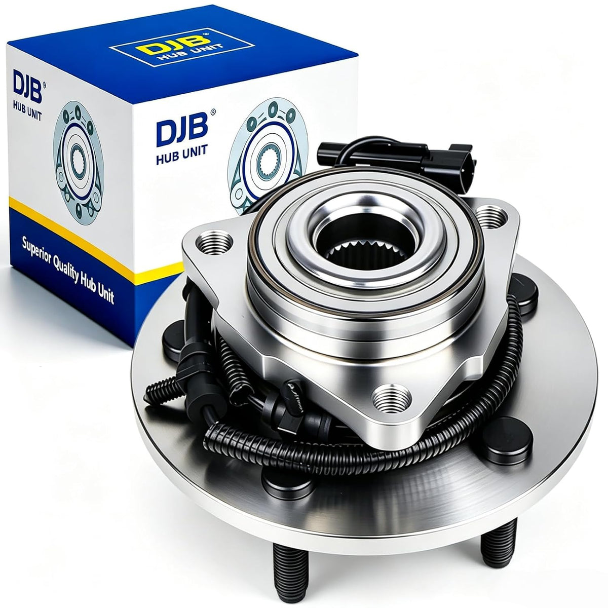 DJB 515151 Front Wheel Bearing Hub Assembly 4WD only for 2012-2018 Ram 1500