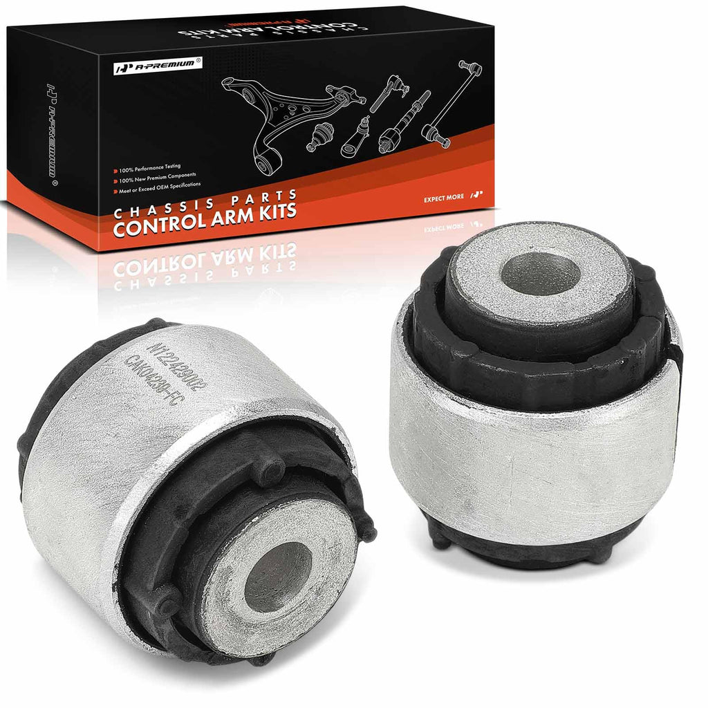 A-Premium 2 x Rear Trailing Arm Bushing Kit, Compatible with BMW