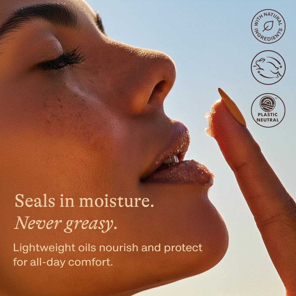 USDA Organic Lip Scrub Mint - USA Made with Natural Ingredients