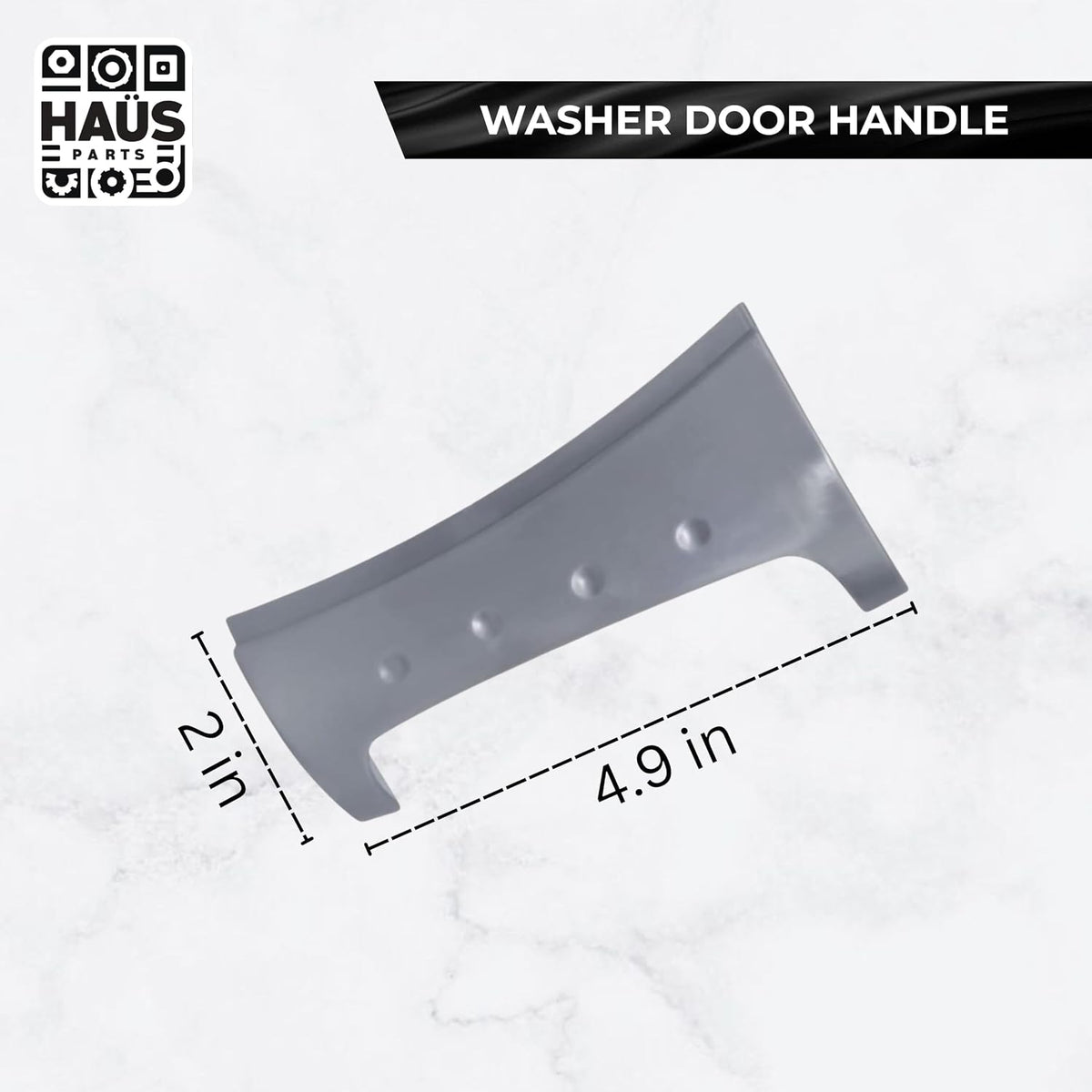 8182080 Washer Door Handle Compatible with Top Brand Replacement with 1017610, AH885424, 8182080, WP8182080, AP6011757, PS11744956 and EA885424, PS885424 (4-Pack)