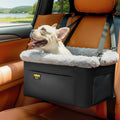 Dog Car Seat Booster | Steel Frame Anti-Collapse | Small Pet | Black