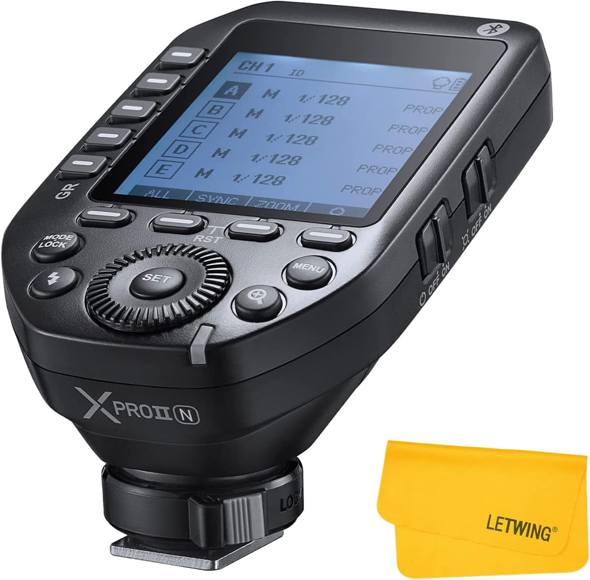 XProII-N Wireless Flash Trigger for Nikon, 2.4G TTL Flash Transmitter