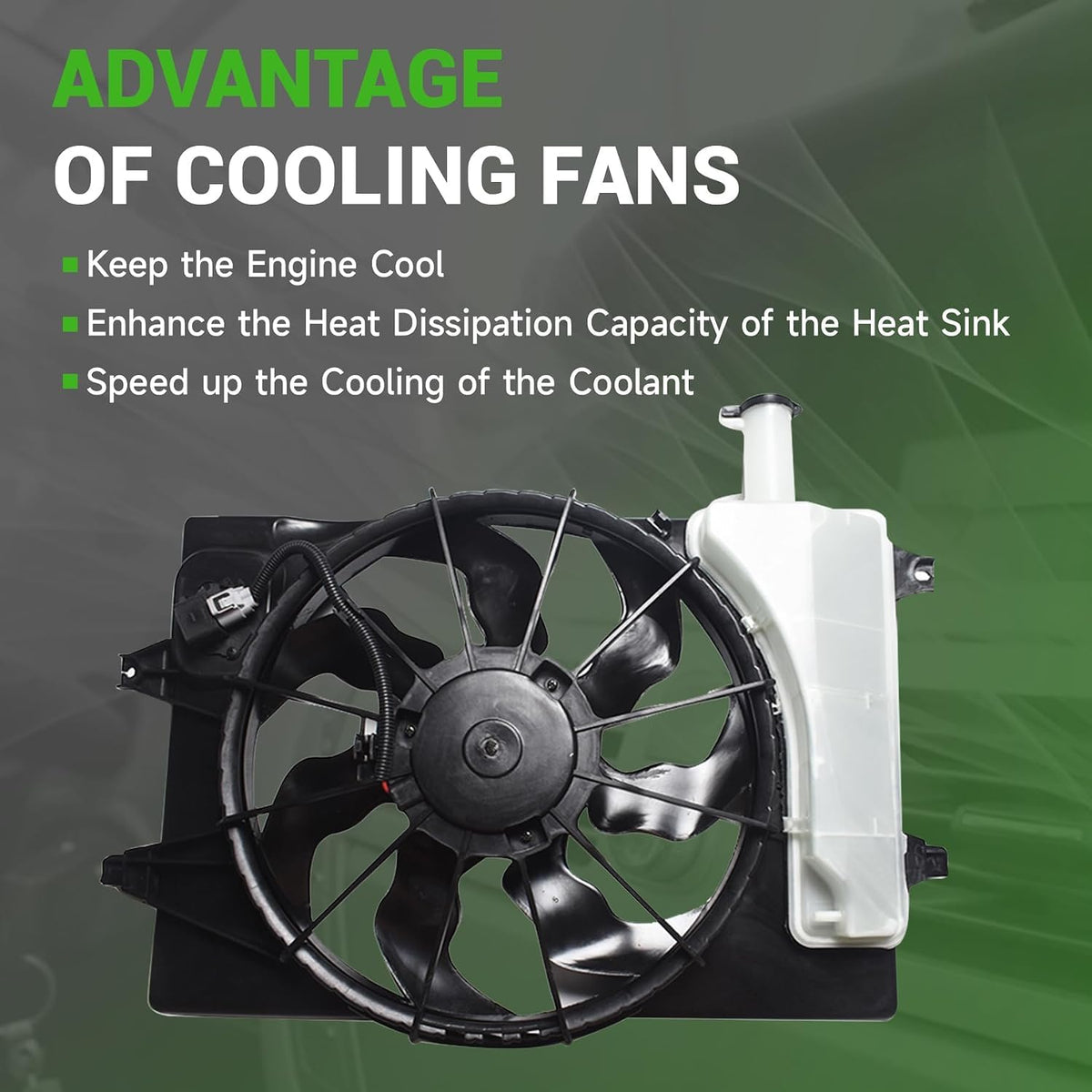 munirater Radiator Cooling Fan Replacement for Elantra 2017-2019 HY3115156