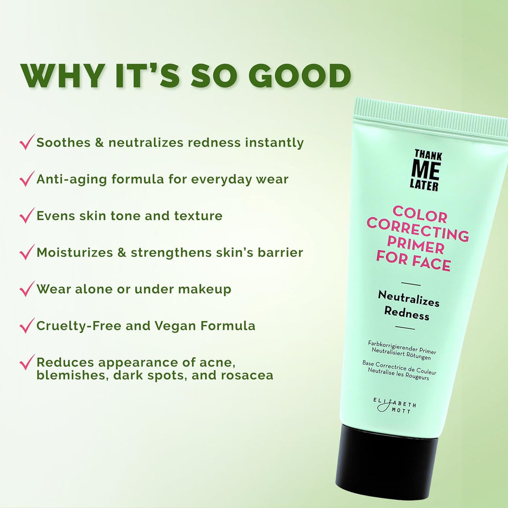 Thank Me Later Color Correcting Face Primer, 30g