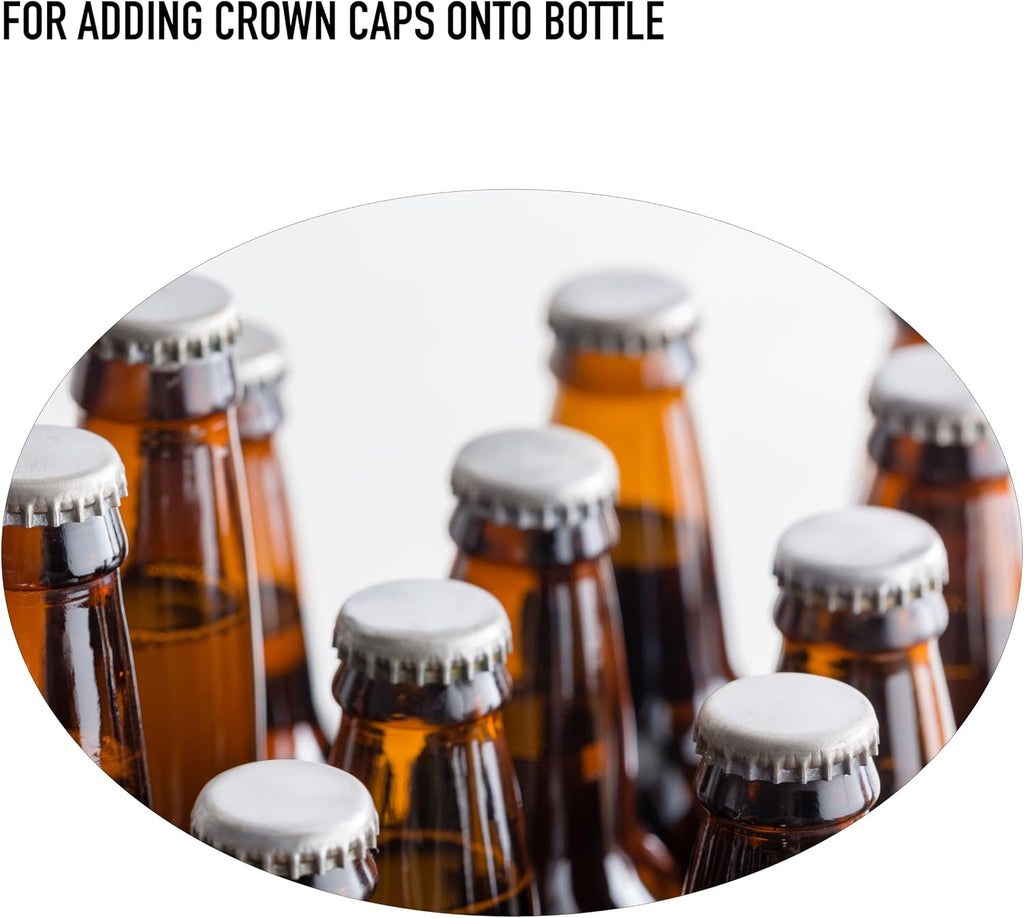 Beer Bottle Capper Machine for Home Brew - Ideal Metal Bottle Capper Perfect for Capping and Sealing Home Brewing