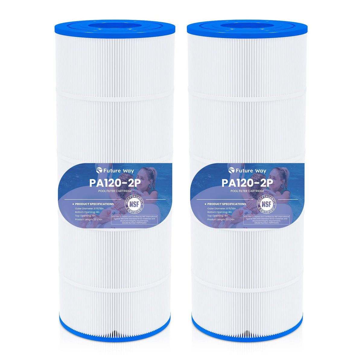 Pool Filter Cartridge Replacement for Hayward Star Clear Plus C1200, 2 Pack