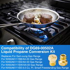 7PCS Burner Orifices DG69-00502A LP Conversion Kit for Samsung Gas Range