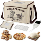 Bread Proofing Box, Dough Proofer 50-113°F Temp Precise Control & 48H Timer