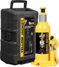 Bottle Jack 6 Ton Muti-Directional Welded Car Jack with Carrying Case and Pump Handle, Fit Use for Automotive Sedans