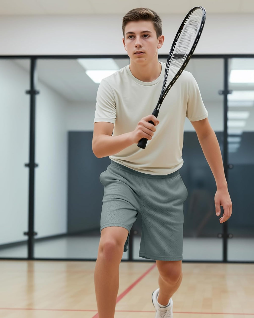 5 Pack Boys Athletic Shorts Quick Dry Lightweight Basketball Shorts for Kids Youth with Pockets and Drawstring