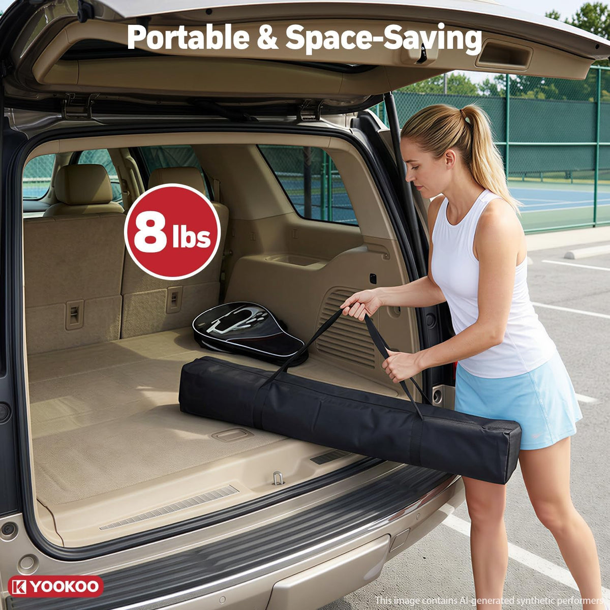 Tennis Ball Hopper Holds 150 Balls, Tennis Cart with Black/Red Bag