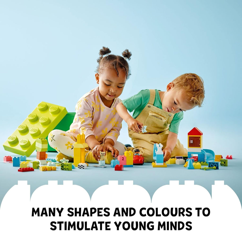 LEGO DUPLO Classic Deluxe Brick Box Building Blocks - Learning & Educational Toys for Toddlers, Preschool, Ages 1.5+