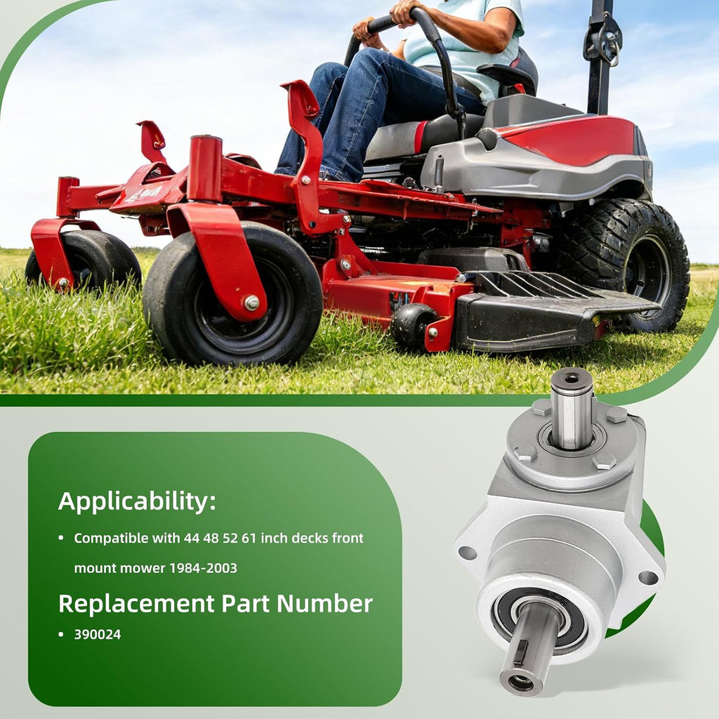 Right Angle CCW Gearbox Compatible with 52 Inch Mount Mower