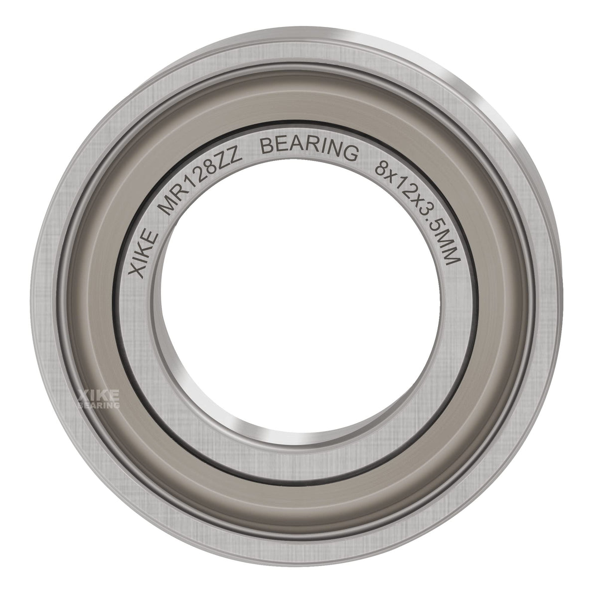 XIKE 10 Pcs MR128ZZ Bearings 8x12x3.5mm, Double Shield Seals Metal.