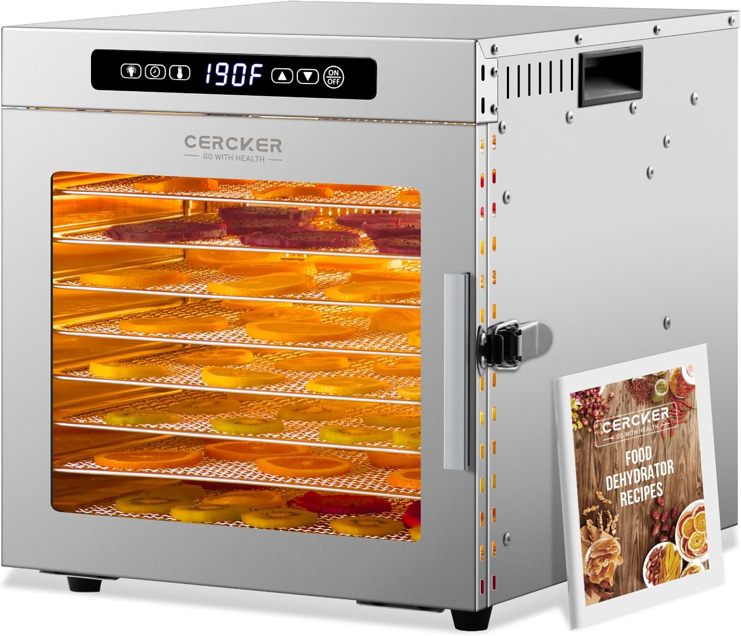 Meat Dehydrator for Jerky Maker 9 Trays 1000W Dryer Machine for Fruit Beef