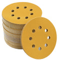 5-Inch 8-Hole Hook and Loop Sanding Discs 220-Grit, 100-Pack