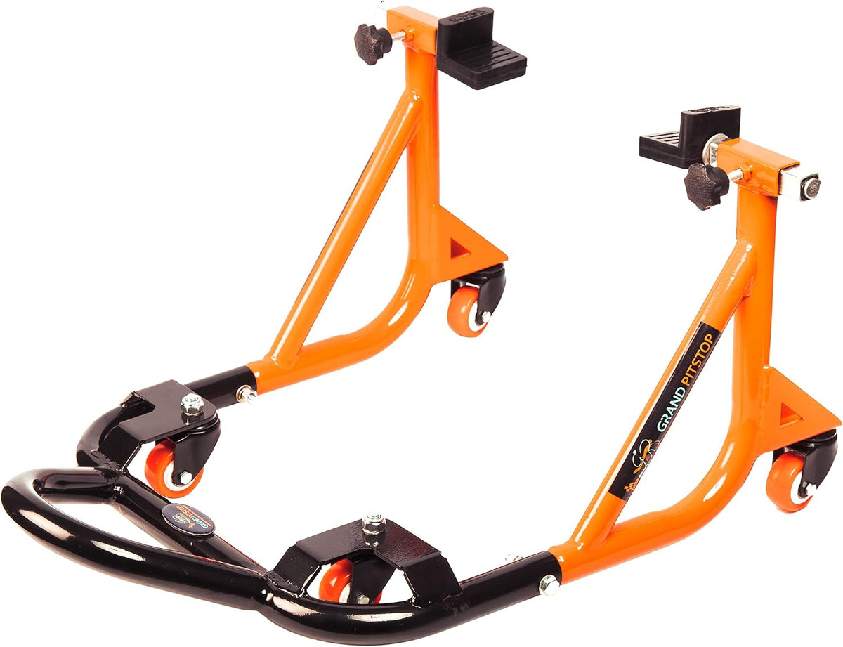 Universal Adjustable Rear Paddock Stand for Motorcycle with Swingarm Rest 360° Dismantable, Motorcycle Weight Up to