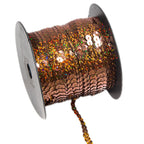 6 mm × 100 Yards Iridescent Coffee Sequin Trim for Crafts