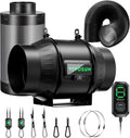 T6 Air Filtration Kit, Inline Fan, Controller, Carbon Filter, Duct | AeroZesh Inline Fan, Speed Controller, Carbon