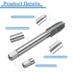 uxcell Hand Bottom Tap 7/16-14 UNC 2B Thread Bottoming Style Threading Tap