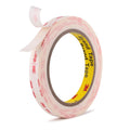 3M Double Sided Tape, 1/2” x 10.8Ft, 4950, White