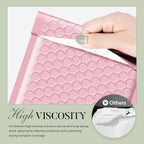 Bubble Mailers 4x8 200 Pack Light Pink Waterproof Padded Mailers
