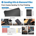 Deburring Tool 3D Printing for Resin PLA with Flush Cutters | 3D Printer Deburring Tool, Flush Cutter, Sanding