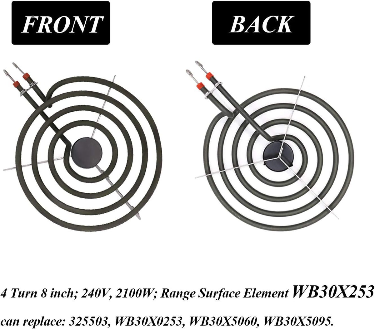 AMI PARTS SP22YA Electric Range Burner Element Unit Set Replacement