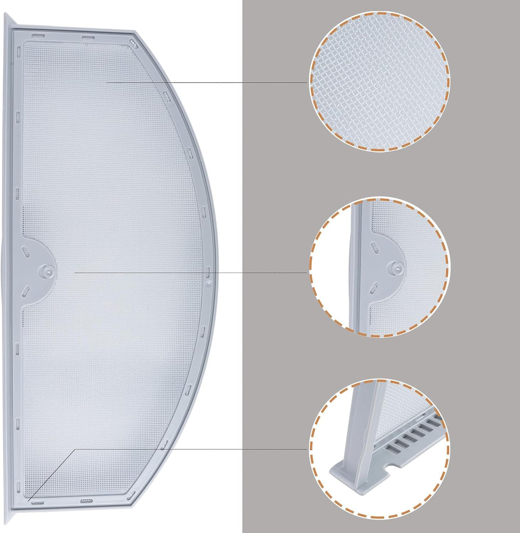 Dryer Lint Filter Screen Trap for G-E GTD42EASJ2WW GTD42GASJ2WW GTD65EBSJ2WS/3WS GTD45EASJ2WS GTD45EASJ2WS HTX21EASK0WW GTD65EBSJ0WS GTD65EBSJ4WS Replacement