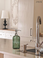 18Oz Green Soap Dispenser with Rust Proof Pump