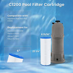 Pool Filter Cartridge Replacement for Hayward Star Clear Plus C1200, 2 Pack