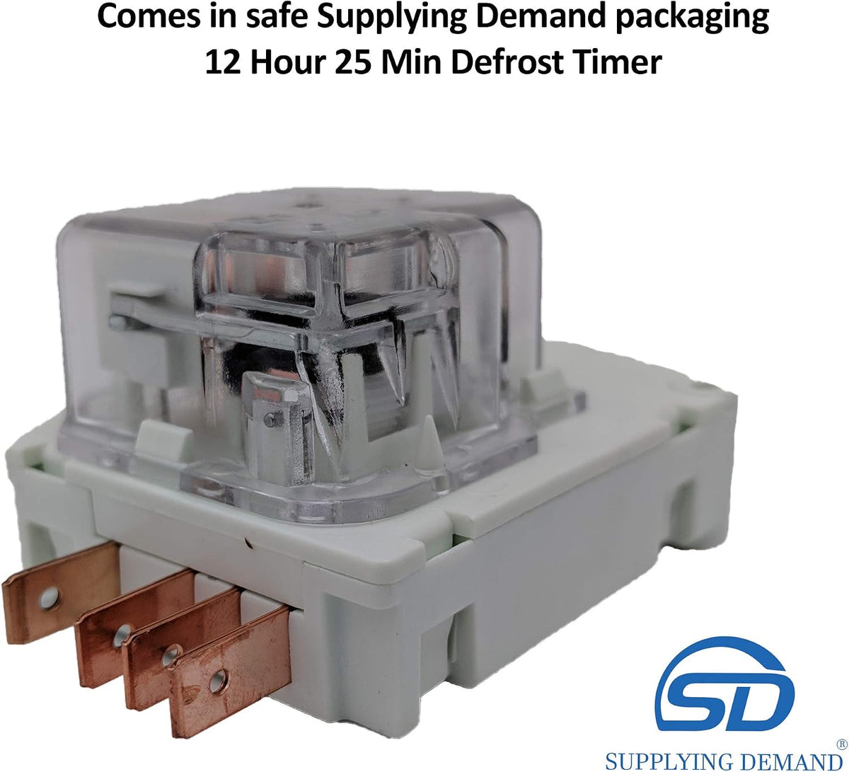 Supplying Demand 241705102 4378243 Refrigerator Defrost Timer Replacement